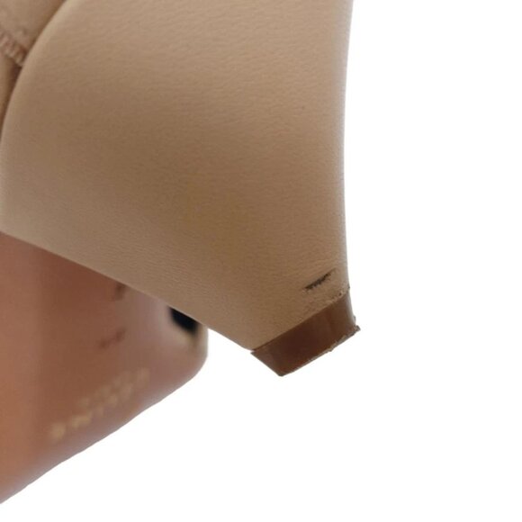 CELINE - Beige Leather Women's Sandals 112-071825 - Picture 4 of 7